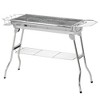 Charcoal Grill, Stainless Steel Portable Folding BBQ, Outdoor Hibachi for Backyard Cooking - 2 of 4