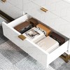 Dresser for Bedroom, 53.5" Large Dresser Organizer, 6 Drawer Dresser with Golden Metal Handle and Legs, Dressers with Drawers - 3 of 4