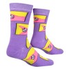 Cool Socks, Savage Patrick, Funny Novelty Socks, Large - 2 of 4