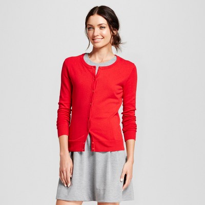 target red cardigan
