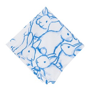 C&F Home Easter Blue Bunny Cloth Napkin Springs, Set of 6 - 1 of 4