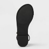 Women's Phoenix Ankle Strap Toe Ring Sandals - Universal Thread™ Black - 4 of 4