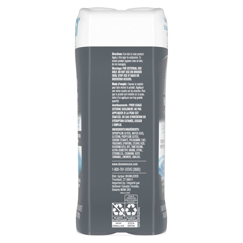 Dove Men+Care Deodorant Stick - Clean Comfort - 3oz, 5 of 8
