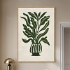 Art Remedy Green Vase I Minimalistic Botanical and Floral Art Prints Framed - 2 of 4
