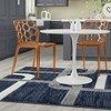 LeisureMod Dynamic Modern Dining Chair with Unique Honeycomb Cutout Design, Durable Molded Seat for Kitchen, Dining Room, Office, or Outdoor Use - 2 of 4