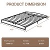 Metal Platform Bed Frame, Heavy Duty Strong Support Slat, Mattress Foundation, No Box Spring Needed, Noise-Free - 3 of 4