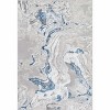 Hauteloom Speldhurst Blue Marble Rug - 4 of 4