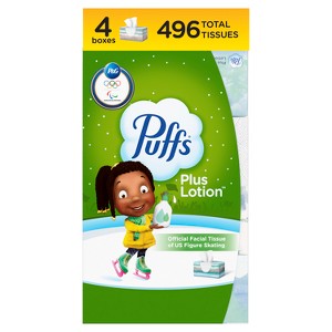 Puffs Plus Lotion Gentle & Soothing Facial Tissue - 1 of 4