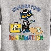Boys' - Pete The Cat - Explore Your Imagination -Toddler And Youth Crewneck Fleece Sweatshirt Graphic Long Sleeve Fleece Sweatshirt - 2 of 4