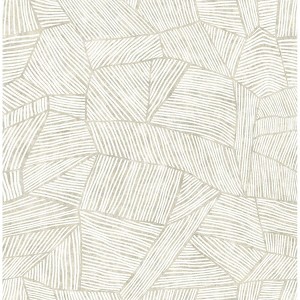 Brewster Peel and Stick 1pc Wallpaper Zen Garden Cream - 1 of 4