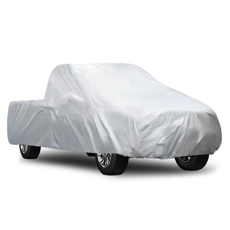 Unique Bargains Waterproof Truck Pickup Outdoor Indoor Car Cover Protector Silver Tone Size 256"L 1 Pc, 1 of 7
