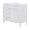 TIRAMISUBEST 36"Bathroom Vanity without Top Sink,Modern Bathroom Storage Cabinet with 2 Drawers and a Tip-out Drawer,Solid Wood Frame - 3 of 4