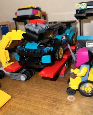Lego City Custom Car Garage Toy, Kids' Workshop Set 60389 : Target
