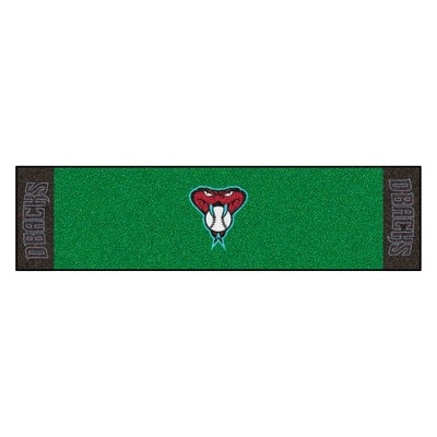 MLB Arizona Diamondbacks Snake 1.5'x6' Putting Mat - Green