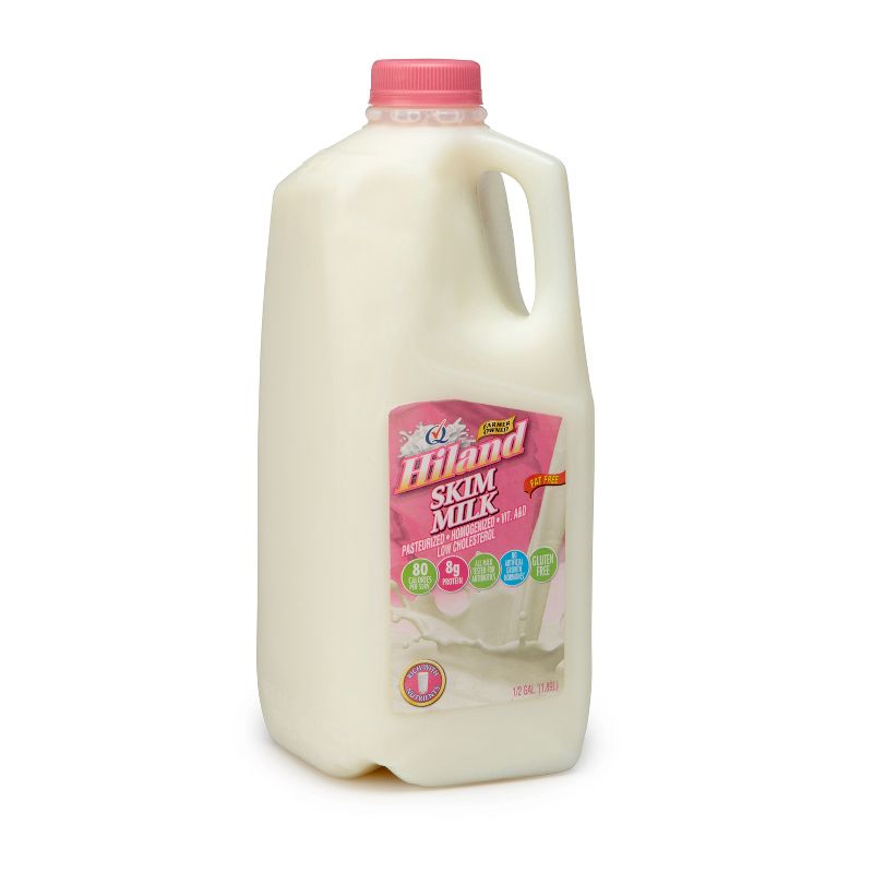 Hiland Skim Milk - 0.5gal, 2 of 4