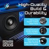 Hifonics 2 Pack ELITE 15 Inch Car Mount Subwoofer with Dual 4 Ohm Voice Coil Speaker 3000 Watt Peak Power Mobile Amplifier System, Black - 3 of 4