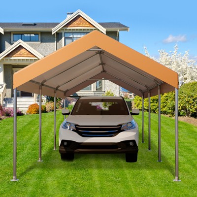 Carport, Car Canopy, Portable Garage, Easy to Assemble, Carport Canopy 10x20FT Heavy Duty for Car, Bike, Boat, Party
