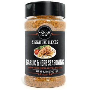 Fresh Finest Garlic and Herb Seasoning – All-Natural, Kosher – 6.13oz - 1 of 4
