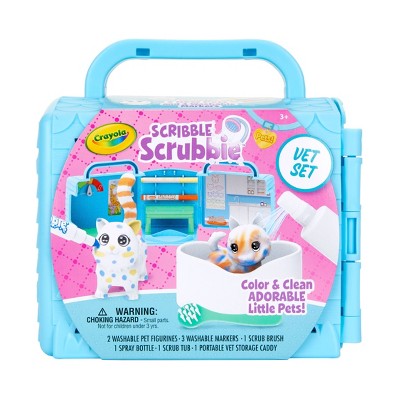 crayola scribble scrubbie pets playset