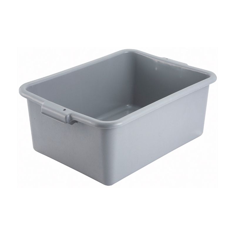 Winco Standard Weight Polypropylene Dish Box, 7" Depth, 1 of 2
