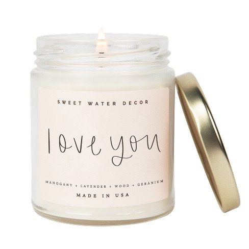 Heart Shaped Soy Candle - 14oz