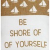 Beachcombers 12" x 12" COTTON SHORE OF YOURSELF Throw Pillow - 2 of 2