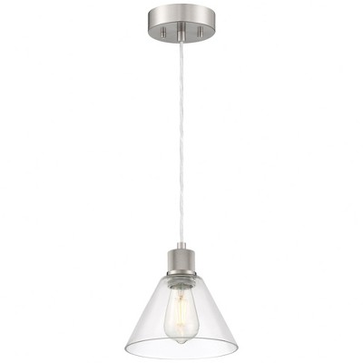 Access Lighting Port Nine 1 - Light Pendant in  Brushed Steel