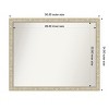 Amanti Art Lila Non-Beveled Wood Framed Bathroom Vanity Wall Mirror - 3 of 4