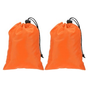 Unique Bargains Tear-Resistant Polyester Traveling Laundry Bag with Drawstring 2 Pcs - 1 of 4