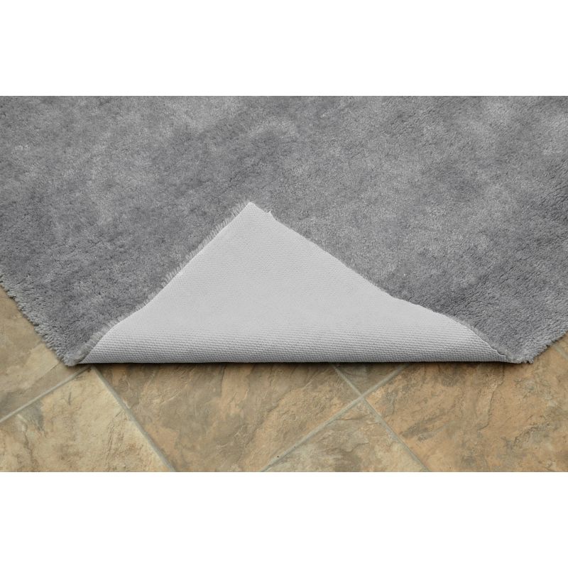 Washable Bathroom Carpet Platinum Gray - Garland Rug, 6 of 7