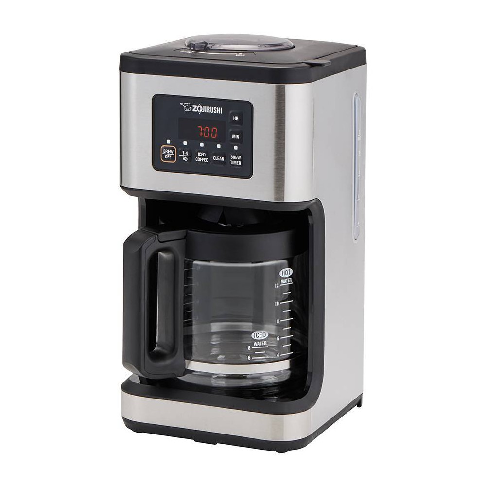 Zojirushi Dome Brew Programmable Coffee Maker EC-ESC120 Stainless Black