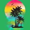Women's Design By Humans Color of Summer By clingcling Racerback Tank Top - 2 of 3