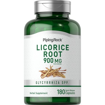 Piping Rock Licorice Root Extract 900 mg | 180 Capsules
