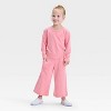 Toddler Girls' French Terry Pants - Cat & Jack™ - 3 of 3