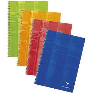 Clairefontaine Wirebound Notebook - French ruled 50 sheets - 8 1/4 x 11 3/4 - 1 of 3