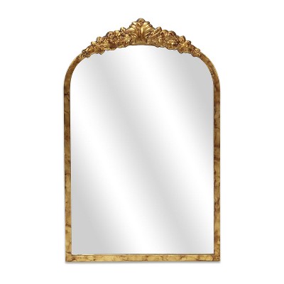 Cheung's Everlaine Modern Victorian Gold Accent Mirror