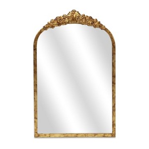 Cheung's Everlaine Modern Victorian Gold Accent Mirror - 1 of 4