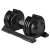 Vynxaria 22LBS Adjustable Dumbbell - Steel & Plastic Construction, Strength Training Equipment for Home Gym Workout - 4 of 4