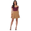 Rekucci Women's Soft Flared Skirt with Comfort Waistband - 4 of 4