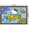 Trends International Hello Kitty: 19 Pink - Airplane Framed Wall Poster Prints - 3 of 4