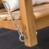 Cambridge Casual Rocca Outdoor Teak Wood Porch Swing - 3 of 4