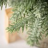Artificial Evergreen Tree In Raised Pot Green 17"H - 2 of 4