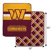 NFL Washington Commanders Double-Sided Diamond Back Ultra Cozy Throw Blanket - 3 of 3
