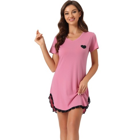 Women's Sleepwear Soft Button with Pockets Short Sleeve Lounge