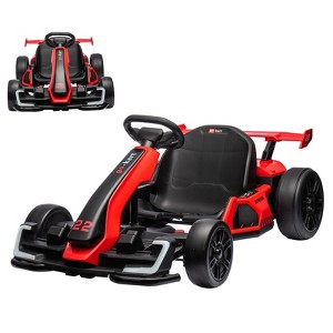 COZONY 24V Kids Electric Drift Kart, 300W Motor 8.5MPH, EVA Tires, Adjustable Length, Drift/Sport Modes, Brake Peda - 1 of 4