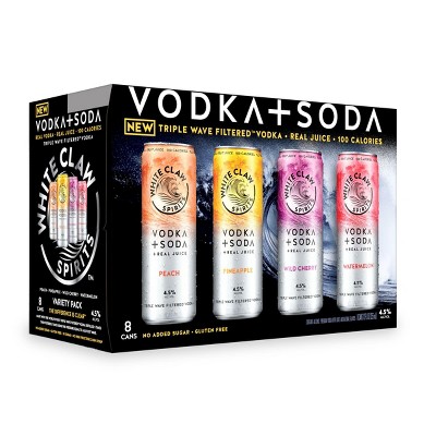 White Claw Spirits Vodka Soda Variety - 8pk/12 fl oz Cans_1