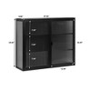 NicBex Wall Mounted Bathroom Storage Cabinet,27.56'' Wall Cabinet with Shelves,Cabinet for Bathroom - 3 of 4