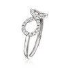 Ross-Simons 0.25 ct. t.w. Diamond Infinity Ring in Sterling Silver - 3 of 4