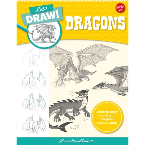 Drawing Pad For Kids 9-12: A Drawing Practice Sketchbook, Dragon Design:  Press, Jayden H Drawing Books: 9781675129227: : Books