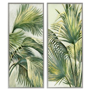 Stupell Industries Swaying Green Palms, 10" x 24" - 1 of 4